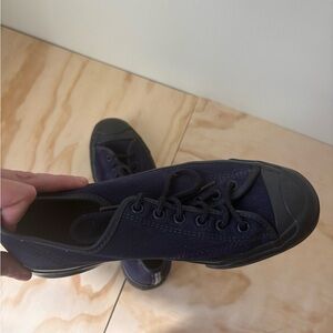 Converse Dark Blue Canvas Athletic Shoes